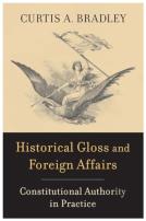 Historical Gloss And Foreign Affairs