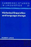 Historical Linguistics And Language Change