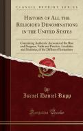 History Of All The Religious Denominations In The United States