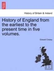 History Of England From The Earliest To