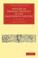 History Of English Thought In The Eighteenth Century 2 Volume Set