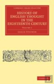 History Of English Thought In The Eighteenth Century