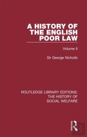 History Of The English Poor Law