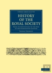 History Of The Royal Society