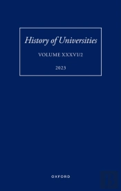 History Of Universities: Volume Xxxvi / 2
