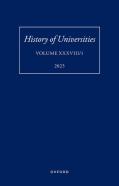 History Of Universities: Volume Xxxviii/1