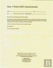 Hit-How I Think Questionnaire, Packet Of 20 Questionnaires