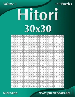 Bertrand.pt - Hitori 30x30 - Volume 3 - 159 Logic Puzz