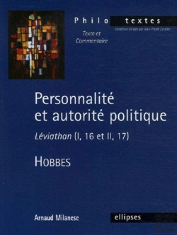 Bertrand.pt - Hobbes, Personnalité Et Autorité Politique - Léviathan (I, 16 Et Ii,17