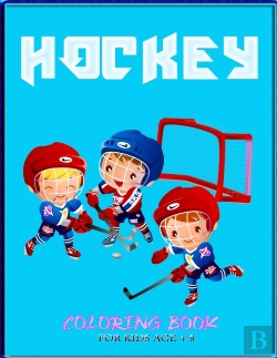 Bertrand.pt - Hockey Coloring Book For Kids Age 4-8