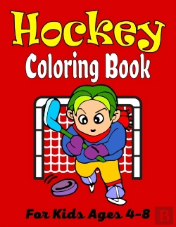 Bertrand.pt - Hockey Coloring Book For Kids Ages 4-8