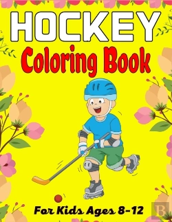 Bertrand.pt - Hockey Coloring Book For Kids Ages 8-12