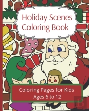 Holiday Scenes Coloring Book