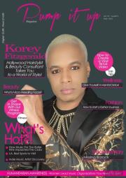 Hollywood Hair King Korey Fitzgerald - Pump It Up Magazine - Vol.7 - Issue #9 -