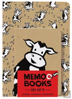 Bertrand.pt - Holy Cow: Memo Books (Set Of 3 Notebooks)