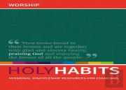 Holy Habits: Worship