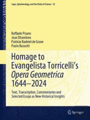 Homage To Evangelista Torricelliâ€™S Opera Geometrica 1644â€“2024