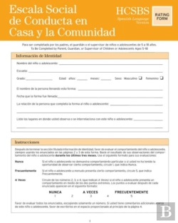 Bertrand.pt - Home And Community Social Behavior Scales (Hcsbs-2)  Rating Scales