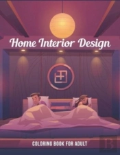 Home Interior Design Coloring Book For Adult