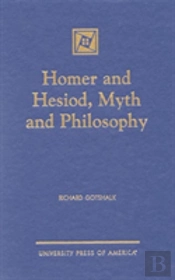 Homer And Hesiod, Myth And Philosophy