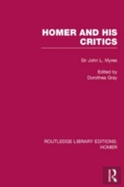 Homer And His Critics