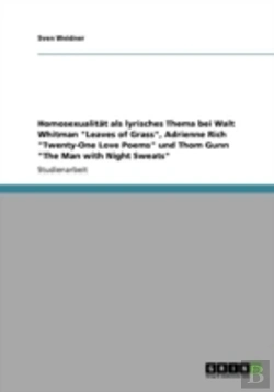 Bertrand.pt - Homosexualitaã‚Â¤T Als Lyrisches Thema Bei Walt Whitman 