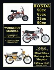 Honda 50cc, 65cc, 70cc & 90cc Ohc Singles 1959-1983 All Models Workshop Manual