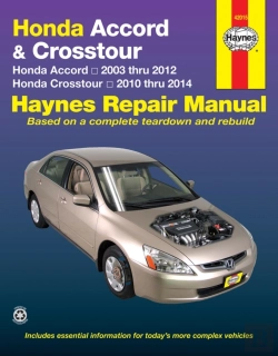 Bertrand.pt - Honda Accord (2003-2012) & Crosstour (2010-2014) Haynes Repair Manual (Usa)