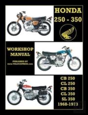 Honda Cb250, Cl250, Cb350, Cl350 & Sl 350 1968 To 1973 Workshop Manual