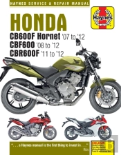 Honda Cb600 Hornet, Cbf600 & Cbr600f (07 - 12)