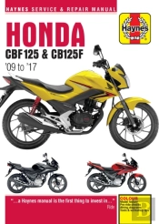 Honda Cbf125 & Cb125f ('09 To '17)