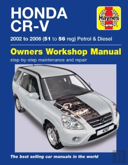 Bertrand.pt - Honda Cr-V Petrol & Diesel (02 - 06) Haynes Repair Manual