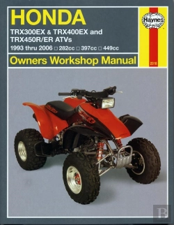 Bertrand.pt - Honda Trx300ex, Trx400ex & Trx450r/Er Atvs (93 - 14) Haynes Repair Manual