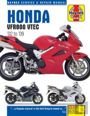 Honda Vfr V-Tec V-Fours (02 - 09) Haynes Repair Manual