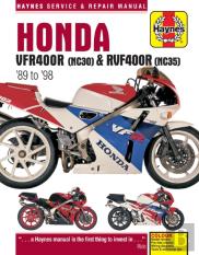 Honda Vfr400 (Nc30) & Rvf400 (Nc35) V-Fours (89 - 98) Haynes Repair Manual