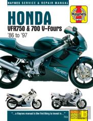 Honda Vfr750 & 700 V-Fours (86 - 97) Haynes Repair Manual