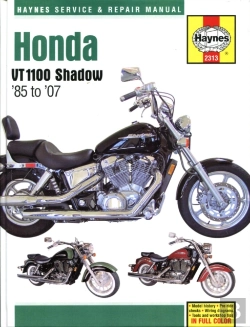 Bertrand.pt - Honda Vt1100 Shadow (85-07) Haynes Repair Manual