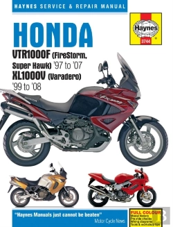 Bertrand.pt - Honda Vtr1000f (Firestorm, Super Hawk) (97 - 07) & Xl1000v (Varadero) (99 - 08) Haynes Repair Manual