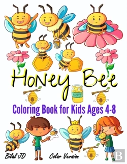 Bertrand.pt - Honey Bee Coloring Book For Kids Ages 4-8