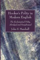 Hooker'S Polity In Modern English