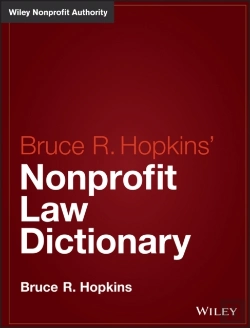 Bertrand.pt - Hopkins' Nonprofit Law Dictionary