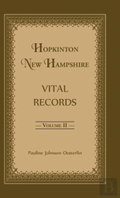 Hopkinton, New Hampshire, Vital Records, Volume 2