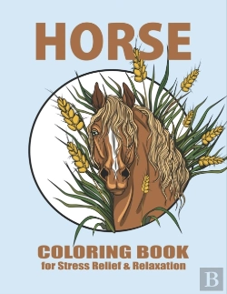 Bertrand.pt - Horse Coloring Book For Stress Relief & Relaxation