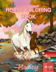 Horse Coloring Book