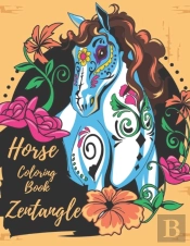Horse Coloring Book Zentangle
