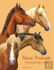 Horse Portraits Coloring Book For Adults
