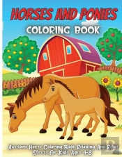 Horses And Ponies Coloring Book