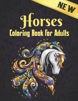 Bertrand.pt - Horses Coloring Book Adults