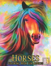 Horses Coloring Book For Adults