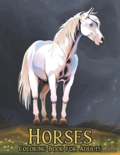 Horses Coloring Book For Adults